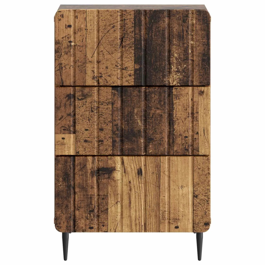 Armadio da Notte con cassetto Legno antico 43x 41 x 68 cm