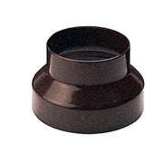 RIDUZIONE PER TUBO DI STUFA D 11/ 8 CM MARRONE- 1,0 pz