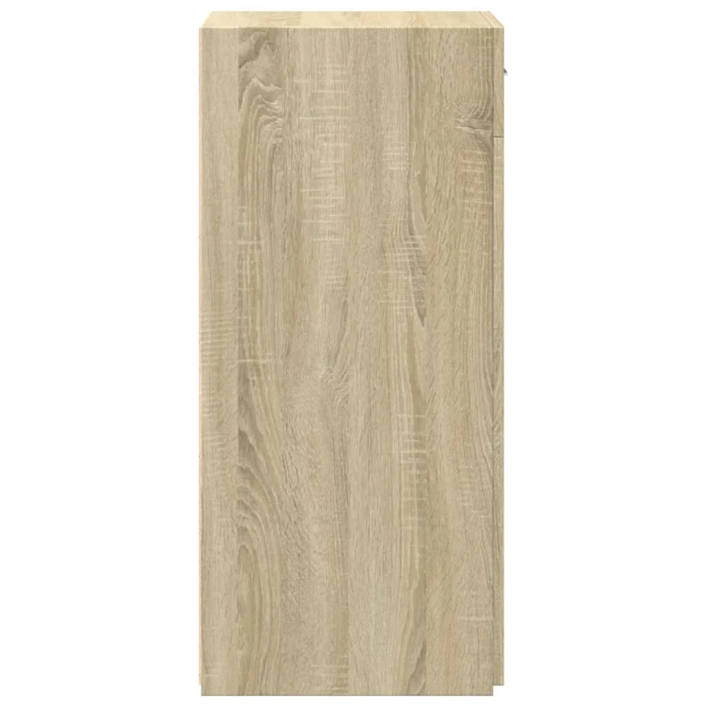 Credenza cassettiera mobile contenitore organizer cucina soggiorno salotto sonoma 45 x 425 x 93 cm legno ingegnerizzato marrone 02_0031574