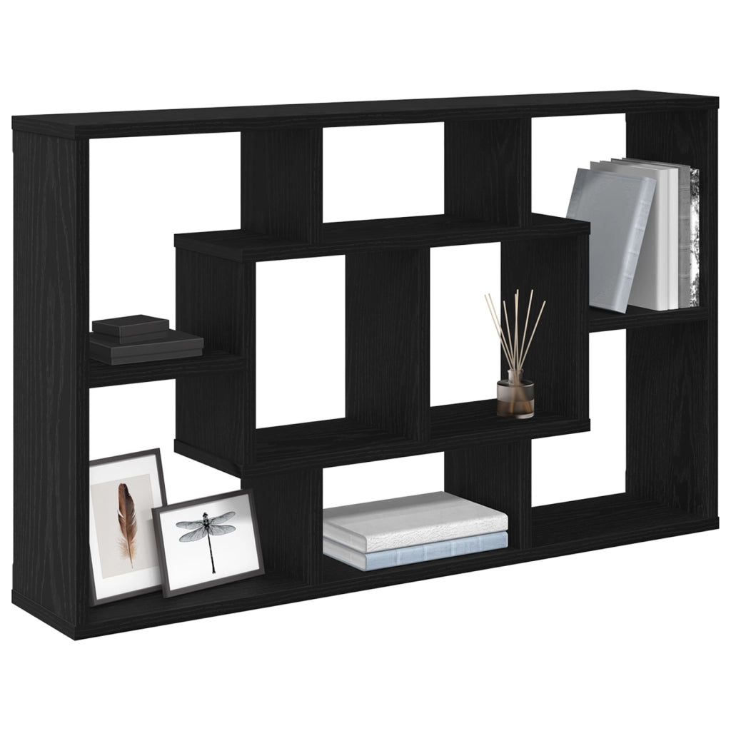 Mensola  - Rovere Nero, 85 x 16 x 52.5 cm, Realizzata in Legno Ingegnerizzato