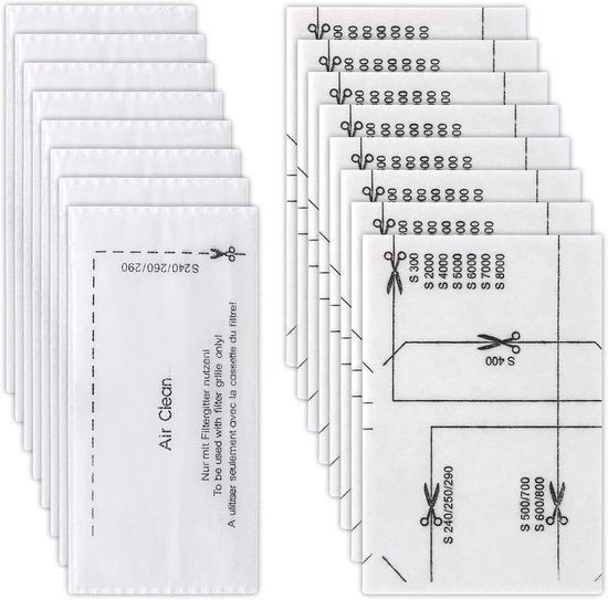 Kit di sostituzione filtro per aspirapolvere completo, compatibile con Miele, con 16 pezzi, accessori di manutenzione e pulizia per aspirapolvere, filtro HEPA.