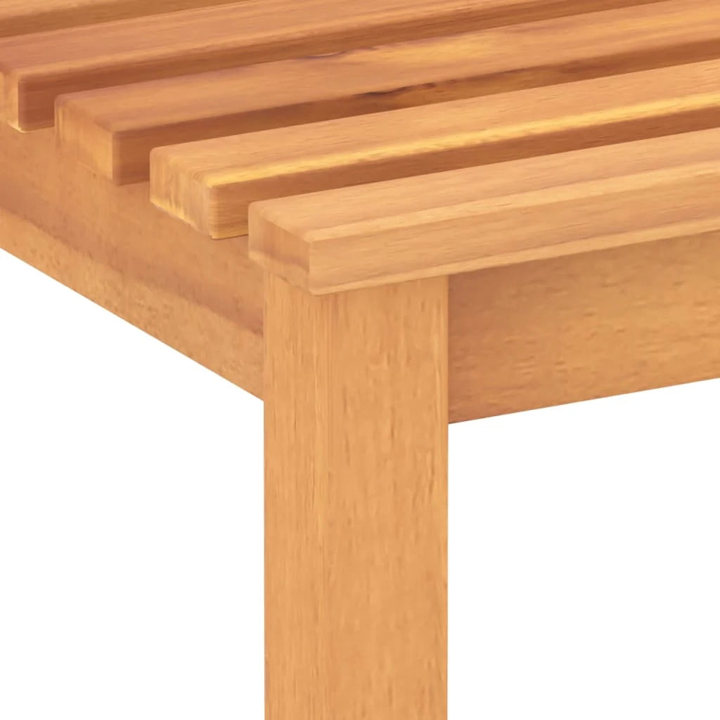 Panca da giardino mobili da esterno per patio terrazza 180 x 40 x 45 cm legno massello di teak 02_0011273