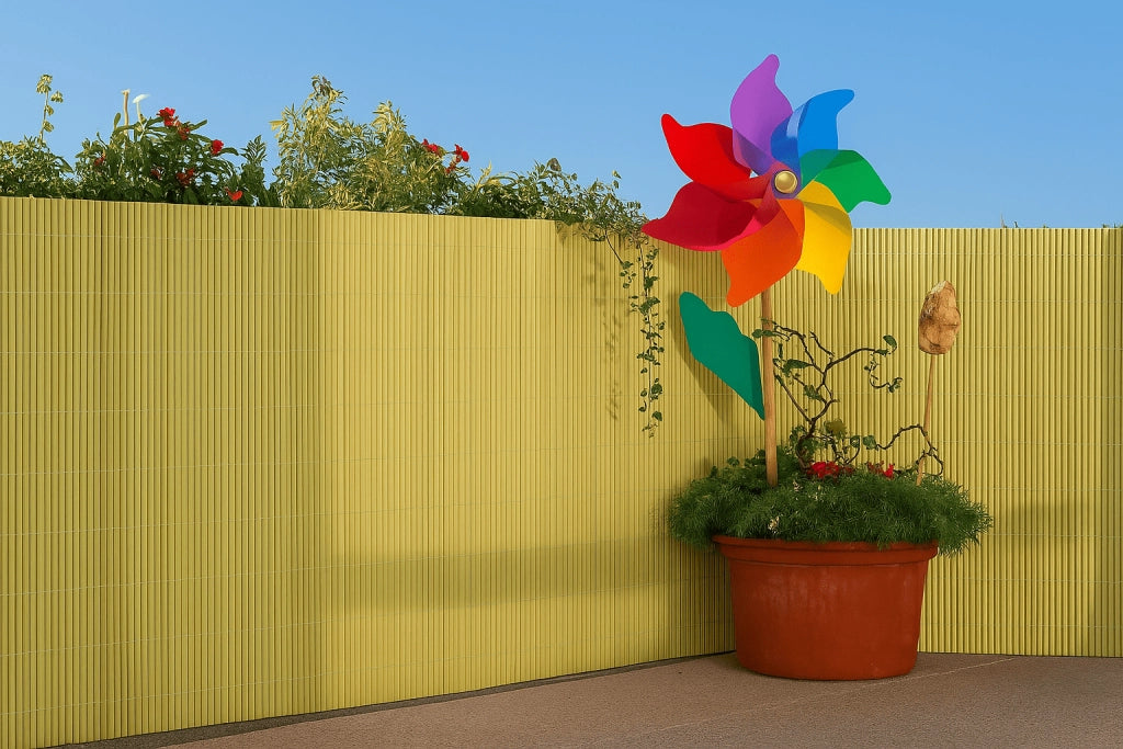 ARELLA DOPPIA BAMBOO PVC CM 300X150H - 2PZ OMBREGGIANTE GIARDINO DA ESTERNO