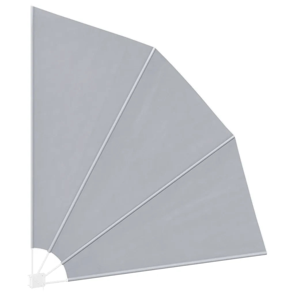 Tenda Laterale per Balcone Pieghevole Grigio 210x210 cm 41573