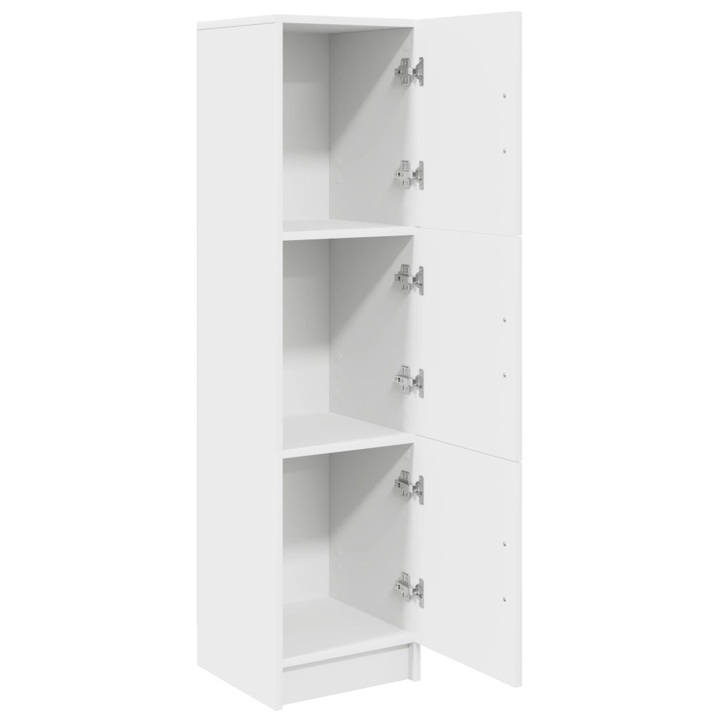 Sideboard Bianco Bianco Legno MDF Medio Sideboard Bianco