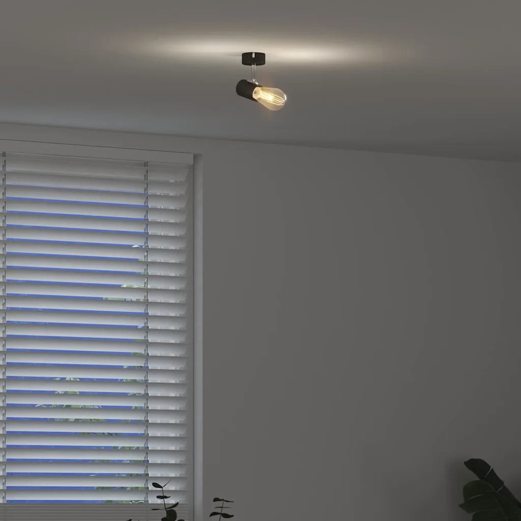 Faretto da soffitto Nero 6,5 x 6 x 11,5 cm Metallo CFW3057440