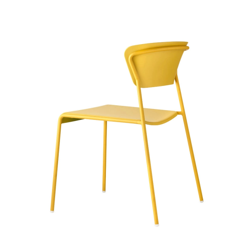 SET DA 4 SEDIA LISA TECNOPOLIMERO MADE IN ITALY SCAB DESIGN - Senape 22