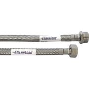 FLESSIBILE INOX MODELLO NORMALE  CM. 100- MF 1/2 x 1/2- DH- pezzi 1