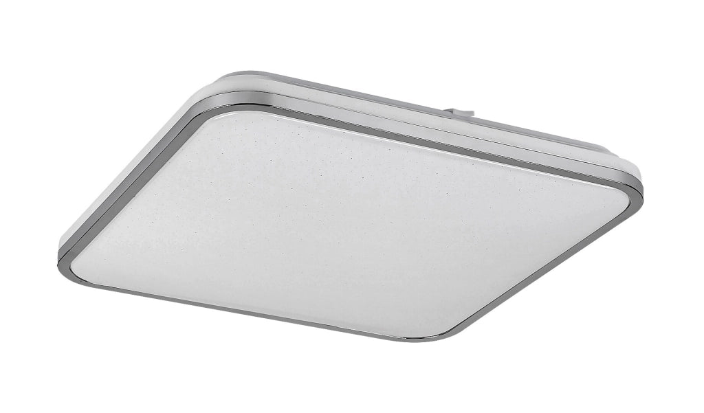 Plafoniera LED 72W 45,5cm quadrata cromo Linden Rabalux
