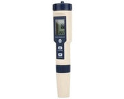 Misuratore di pH 5 in 1 - Misuratore TDS digitale - Misuratore EC - Termometro - Apparecchio di misura portatile - Risultati precisi - Misuratore di qualità dell'acqua