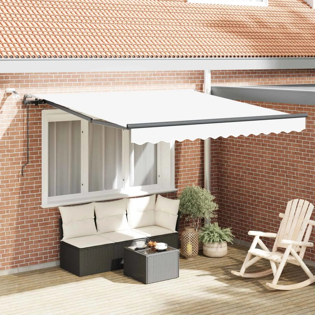 Tessuto per Tenda con Bianco 300 x 250 cm Poliestere 3330076