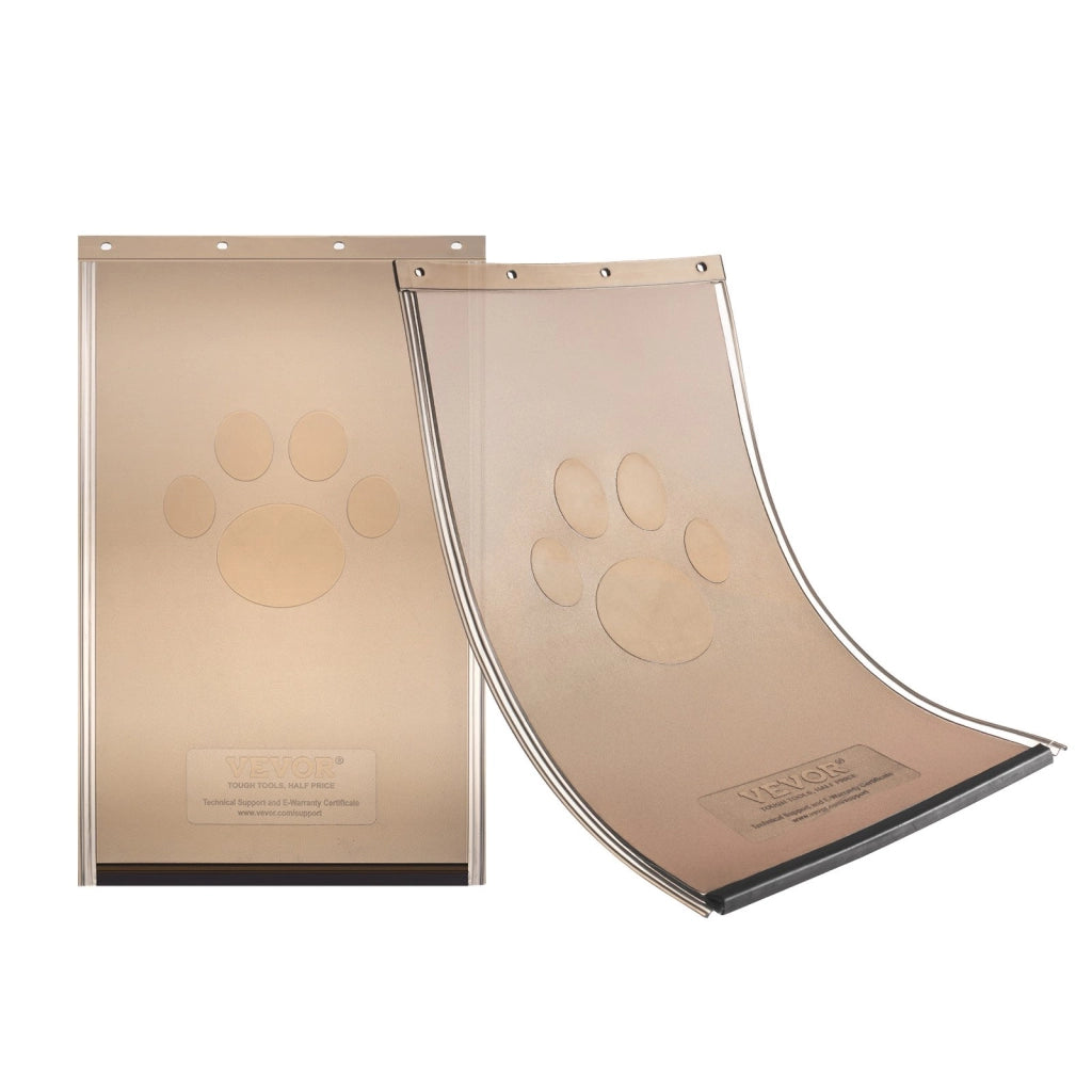 Sportello di Ricambio in PVC per Porta Animali Domestici CWM-S Flap Magnetico Resistente Intemperie 133,4 x 206,4 mm
