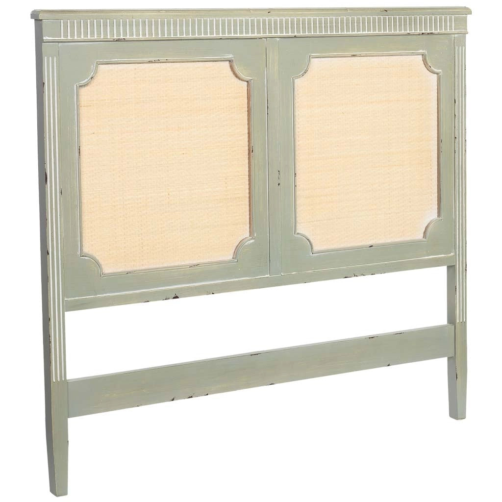 Testiera in legno con doghe, 150x5x130h cm