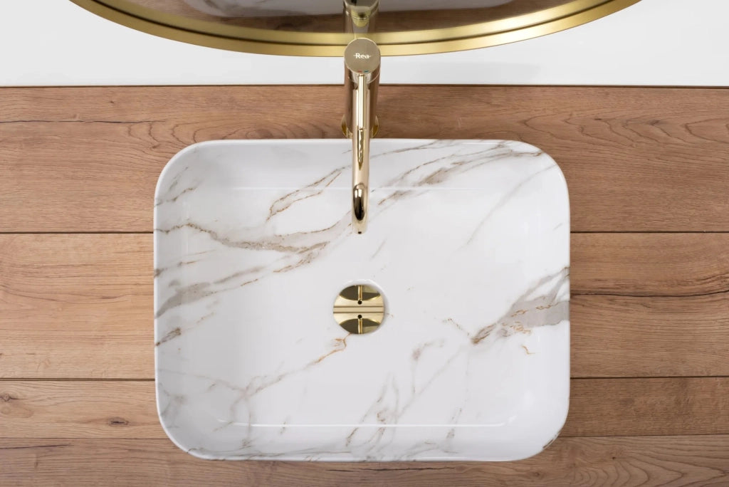 Lavabo Da Appoggio Rea Demi Aiax Shiny