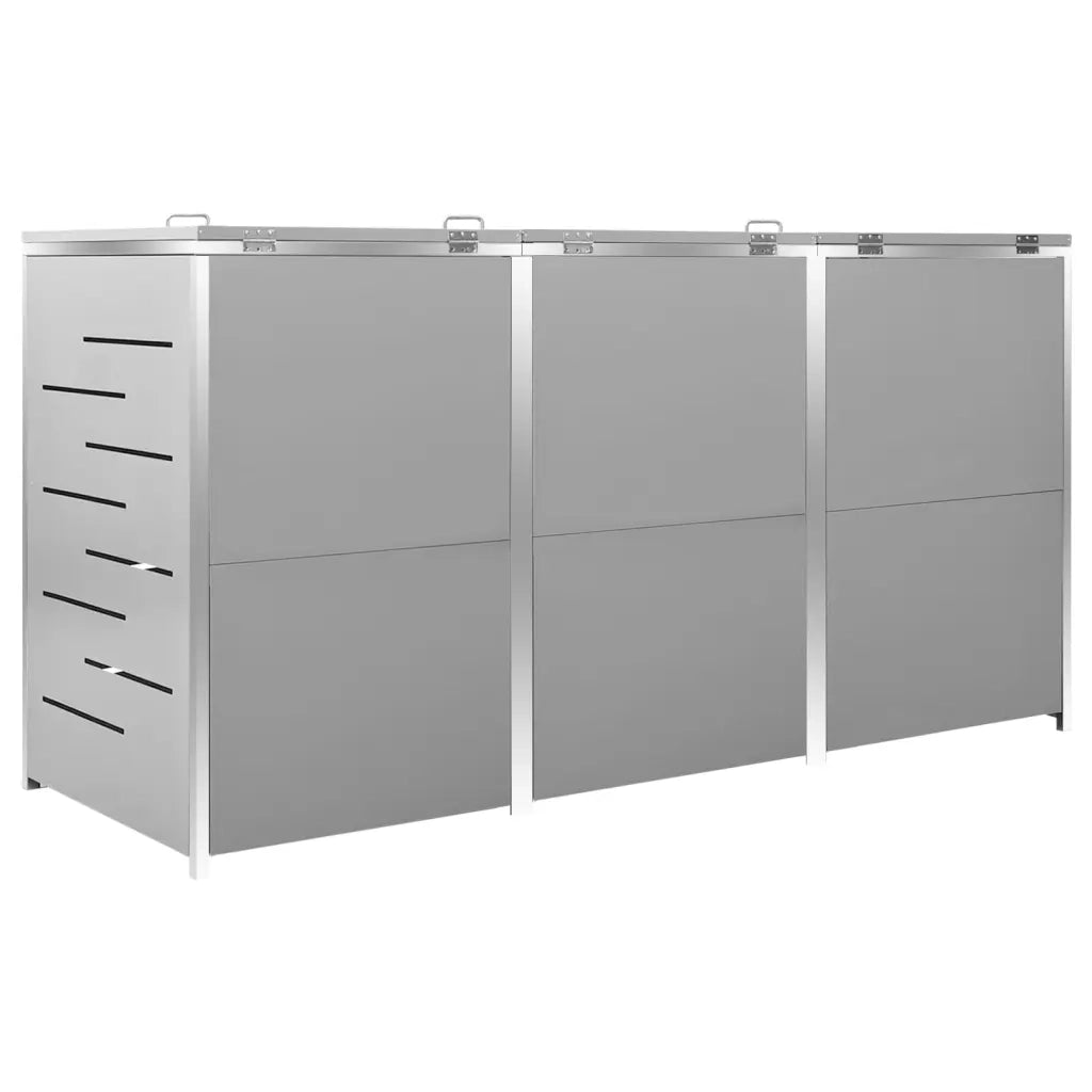 Copribidone per Spazzatura Singolo 69x77,5x112,5cm Acciaio Inox 149560