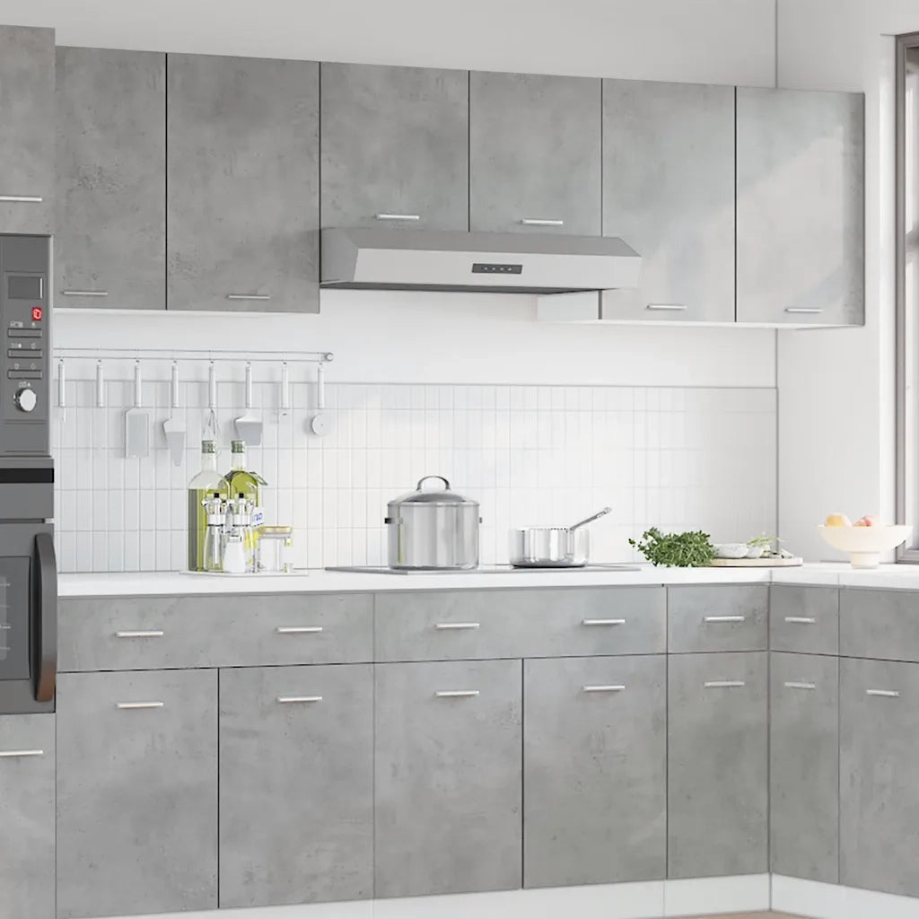 Mobile Pensile “Lyon” Grigio Cemento 80x31x60 cm 856109