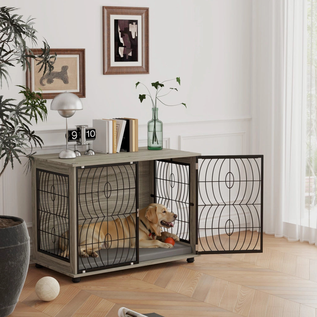 Casetta per Cani ¨C zephmum ¨C Grigio 100x70x80