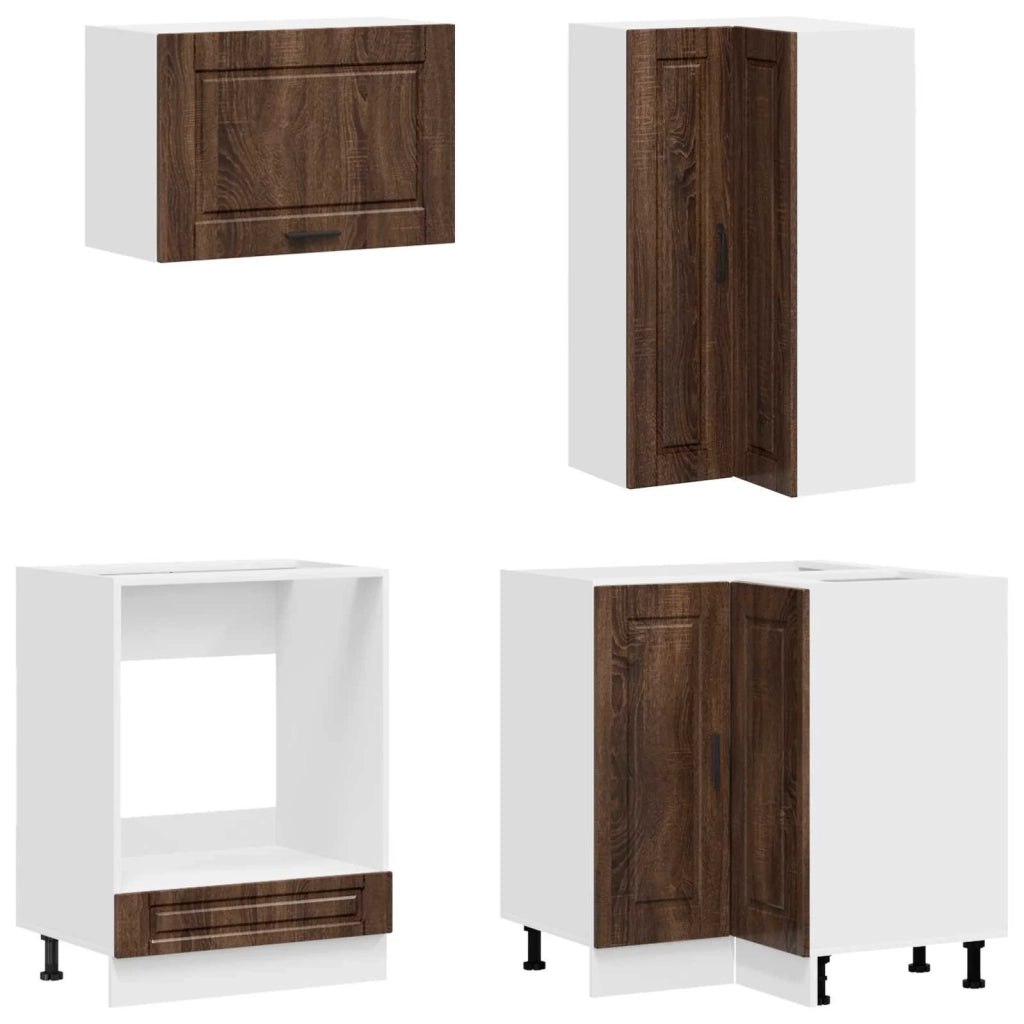 Unità Cucina PORTO 8 pcs Rovere Marrone Legno ingegnerizzato 3438428
