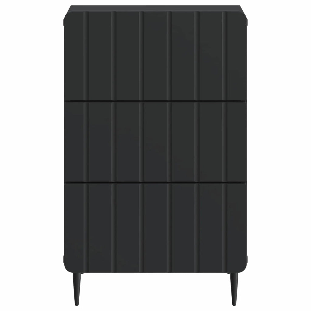 Armadio da Notte Nero 43x 41 x 68 cm Legno ingegnerizzato 894326