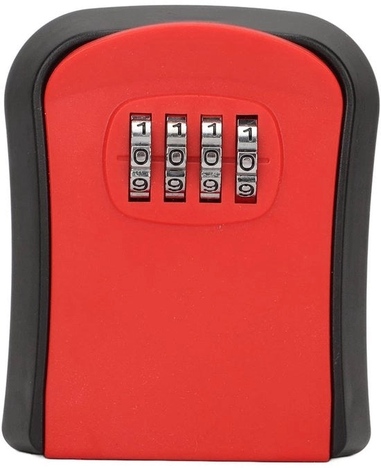 Sistema di chiusura esterno con codice a 4 cifre - Cassetto per chiavi - Cassetto per chiavi esterno - Contenitore per chiavi impermeabile - Materiale ABS - Adatto per famiglie e case vacanze - Cassetto per chiavi esterno