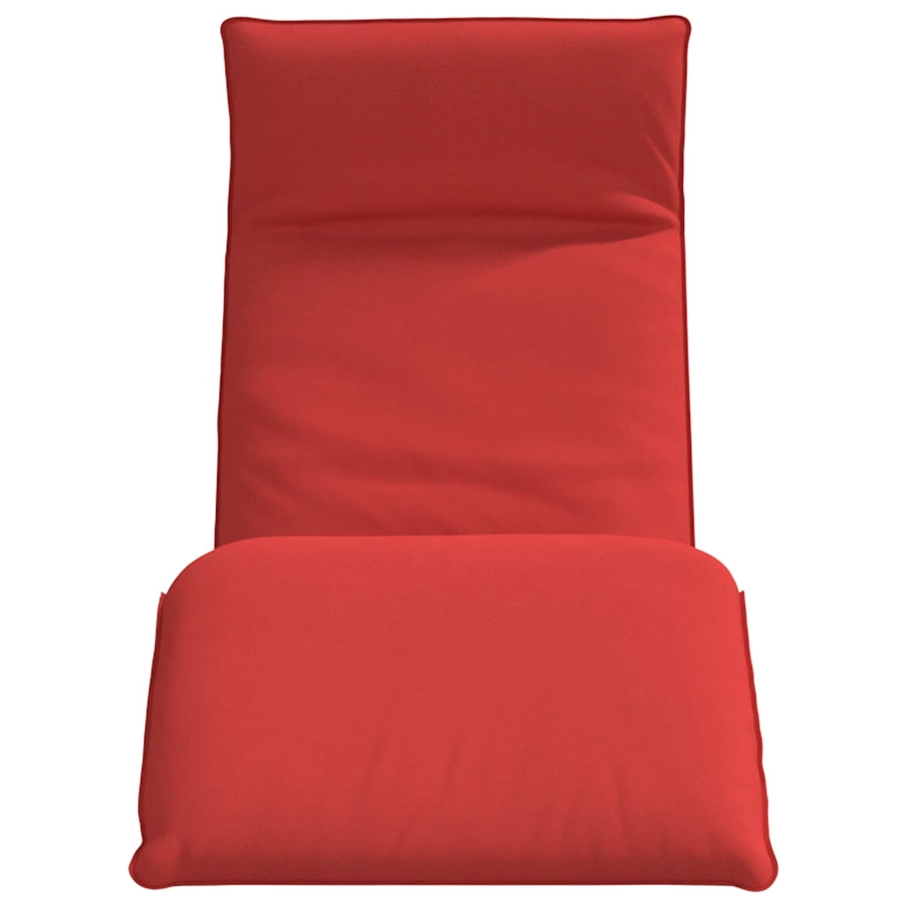 Lettino Pieghevole Rosso 175x54x8,5 cm in Tessuto Oxford 4019752