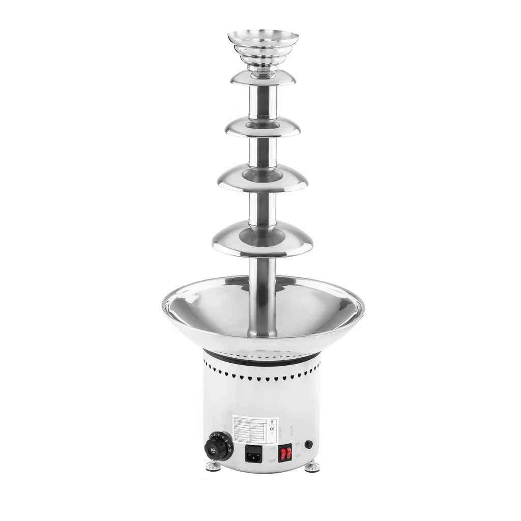 Fontana di cioccolato a 5 piani capacità 6 kg acciaio inox 14_0004306