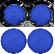 Set di 2 piedini autoadesivi in PVC, tappeti antiscivolo per tazze, tazze antiscivolo integrate negli ornamenti, piedini (blu)