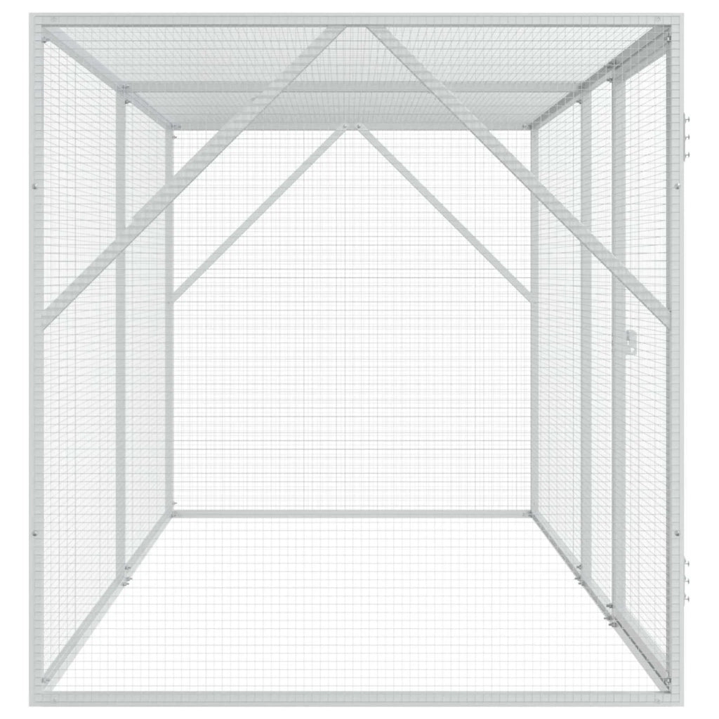 Gabbia per uccelli Antracite 208 x 102 x 108 cm Acciaio zincato CFW2677698