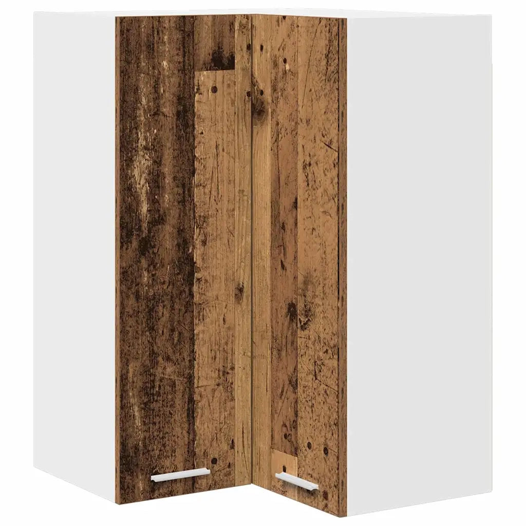 Armadio pensile Legno Antico e Bianco 57 x 57 x 80 cm 884296