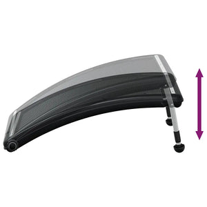 Pannelli Solari Termici Curvi per Piscina 2 pz 110x65 cm 3059850