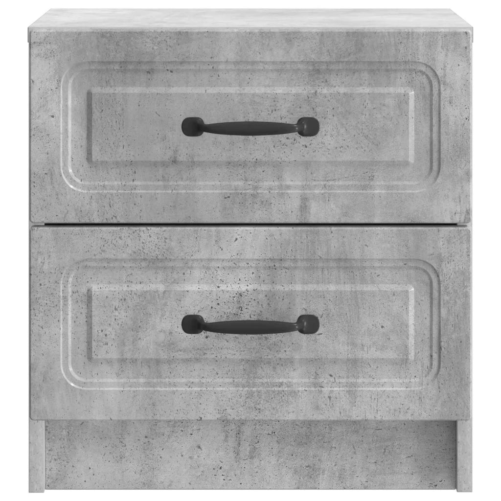 Armadio da Notte 2 pcs Grigio Cemento 43 x 34,5 x 44,5 cm 895682