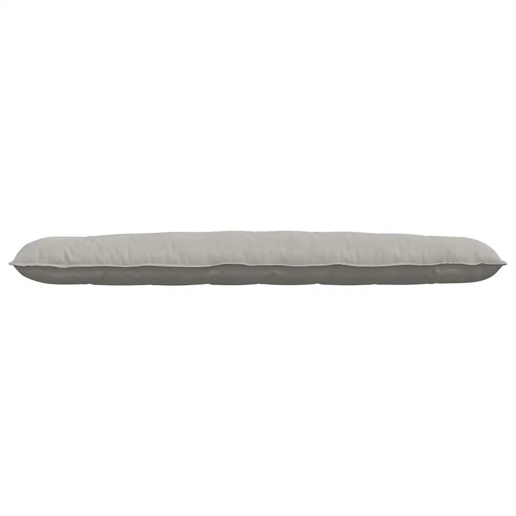Cuscino per Schiena Grigio chiaro 200 x 50 cm