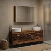 Set di mobili per il bagno 4 pcs Legno antico 3407069