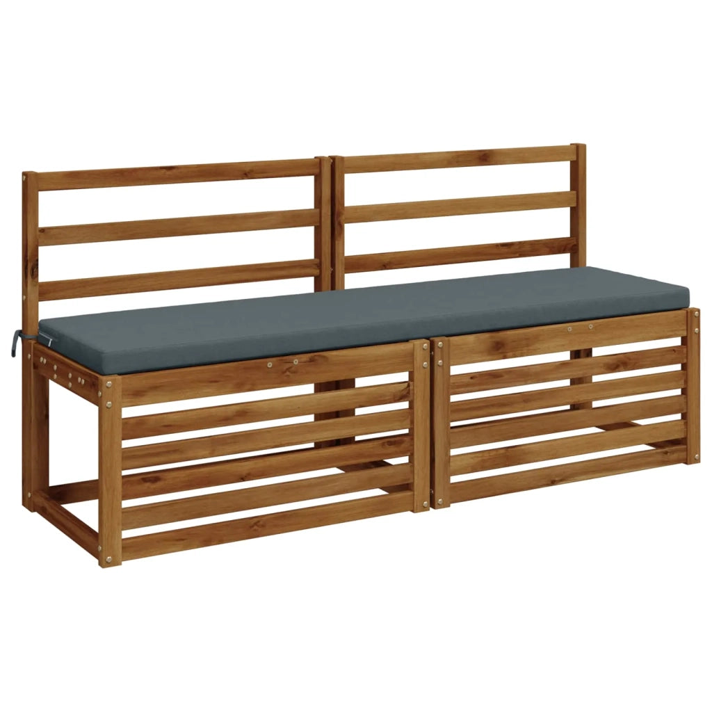 Cuscini per Panchina a 2 Pezzi SOEST 2 pz 100% Poliestere Blu 948917