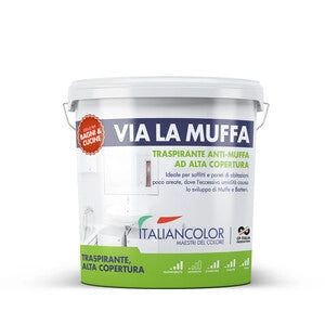 IDROPITTURA TRASPIRANTE VIALAMUFFA 4L- 1,0 pz