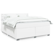 Giroletto a Molle con Materasso Bianco 180x200 cm in Similpelle 3286133