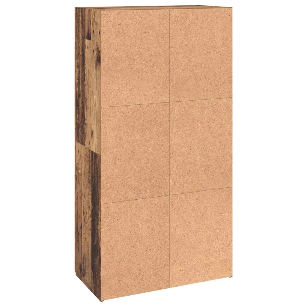 Mobile per Ufficio con lo scaffale Rovere Nero 60 x 32 x 115 cm CFW5348472