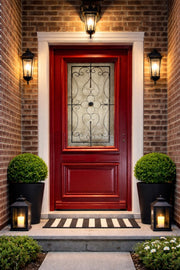 Porta d'ingresso Modello Canada Dimensioni 215X90 a spinta sinistra (Tabella dimensioni) senza maniglia