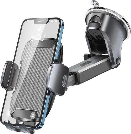Supporto universale per smartphone con grande forza di aspirazione - rotazione a 360 gradi e installazione flessibile