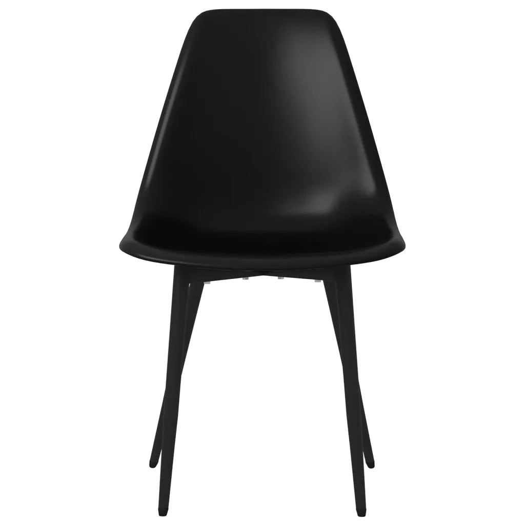 Sedie da Pranzo 6 pz Nere in PP cod mxl 6015