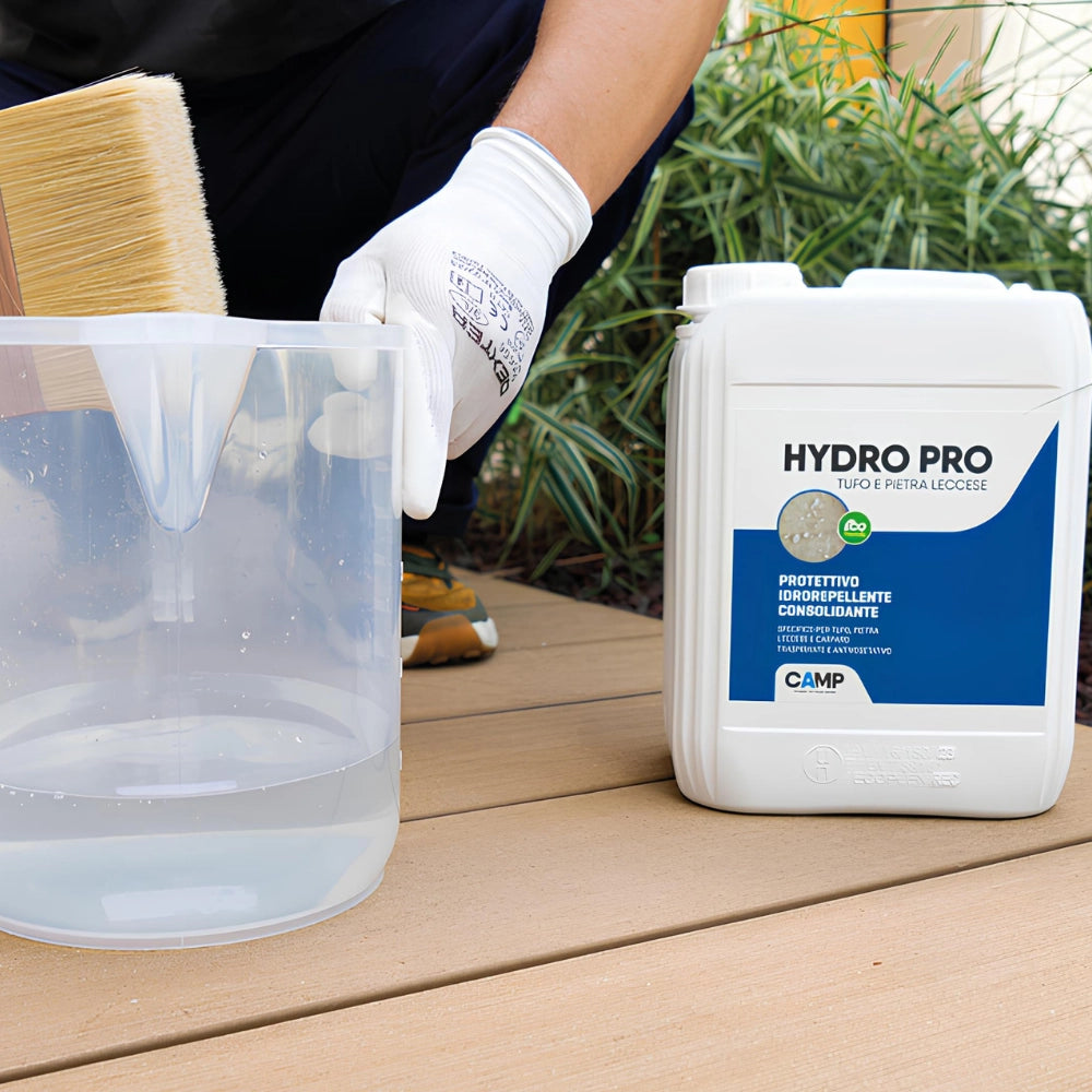 Protettivo idrorepellente consolidante tufo pietra leccese hydro pro *** formato 5 lt, confezione 1