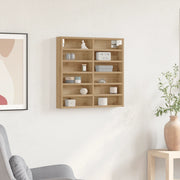 Cabinet Vitrine  in Rovere Artigianale 60x8,5x58 cm in Legno Ingegnerizzato