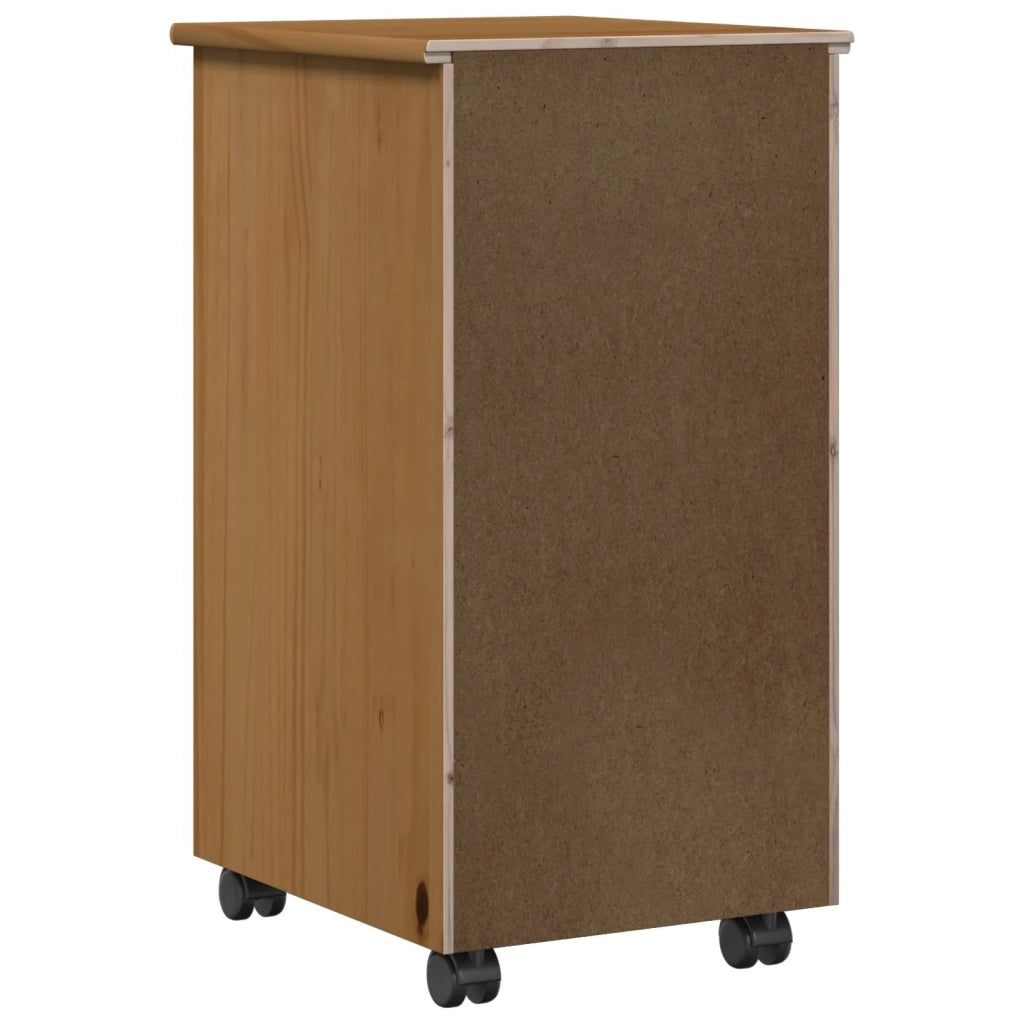 Mobile con Ruote con ruota Marrone Miele 34 x 39 x 65,5 cm 42028352