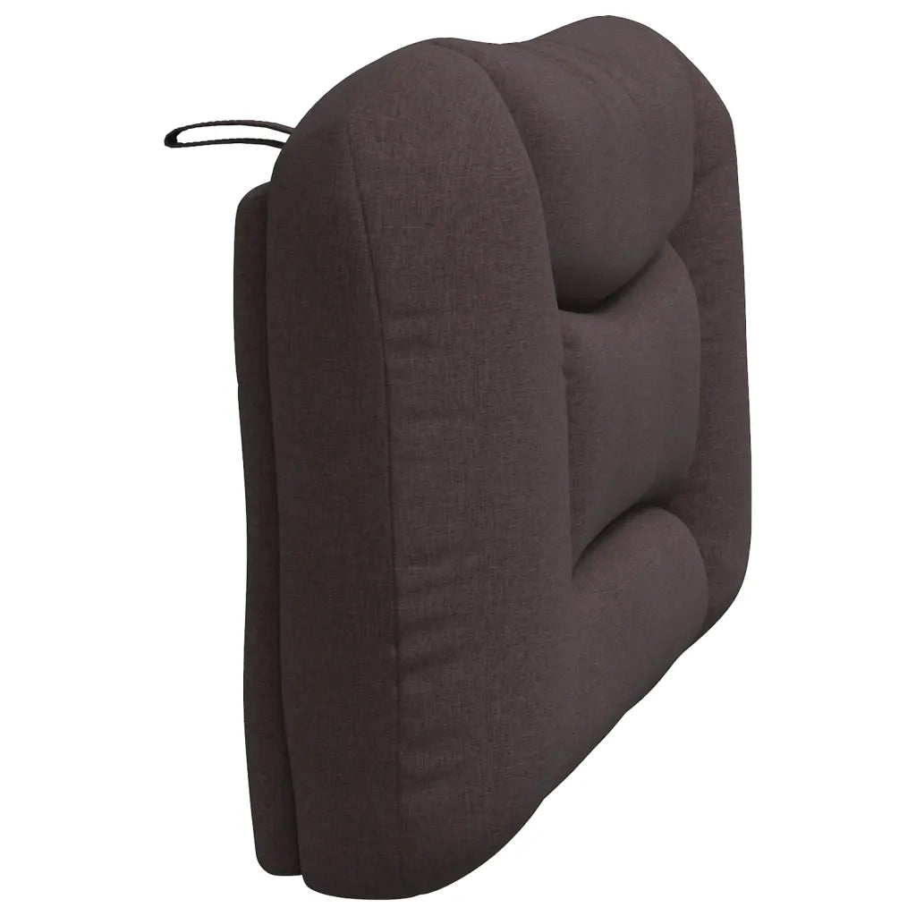 Cuscino Testiera-Cuscino per Testiera Hvar Marrone Scuro 100 cm in Tessuto