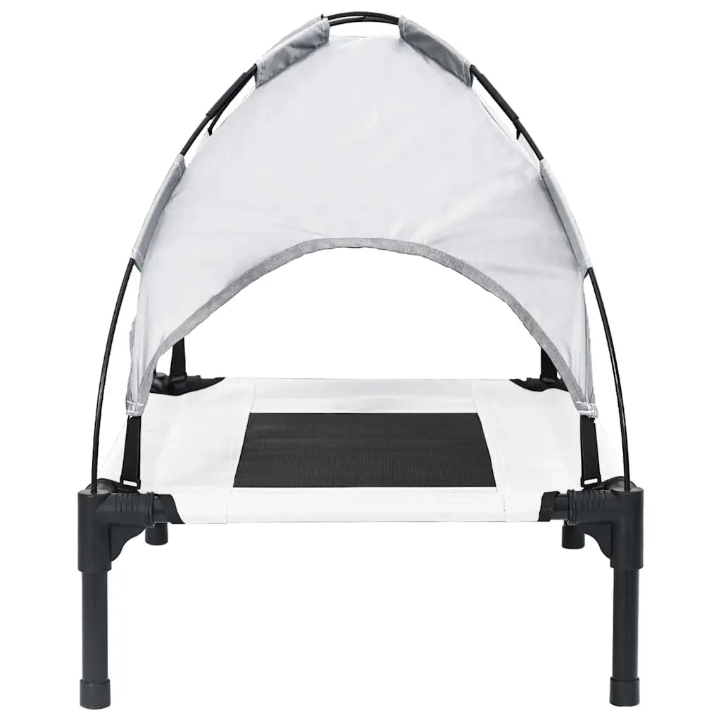 Letto per Cani Grigio Argento 76 x 62 x 70,5 cm Acciaio 42008174