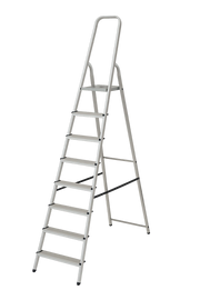 SCALA IN ALLUMINIO ALFA EUROSCALA EN131- 7 gradini cm.51x210h (149h pedana) kg.7 - 1 pezzi FACAL