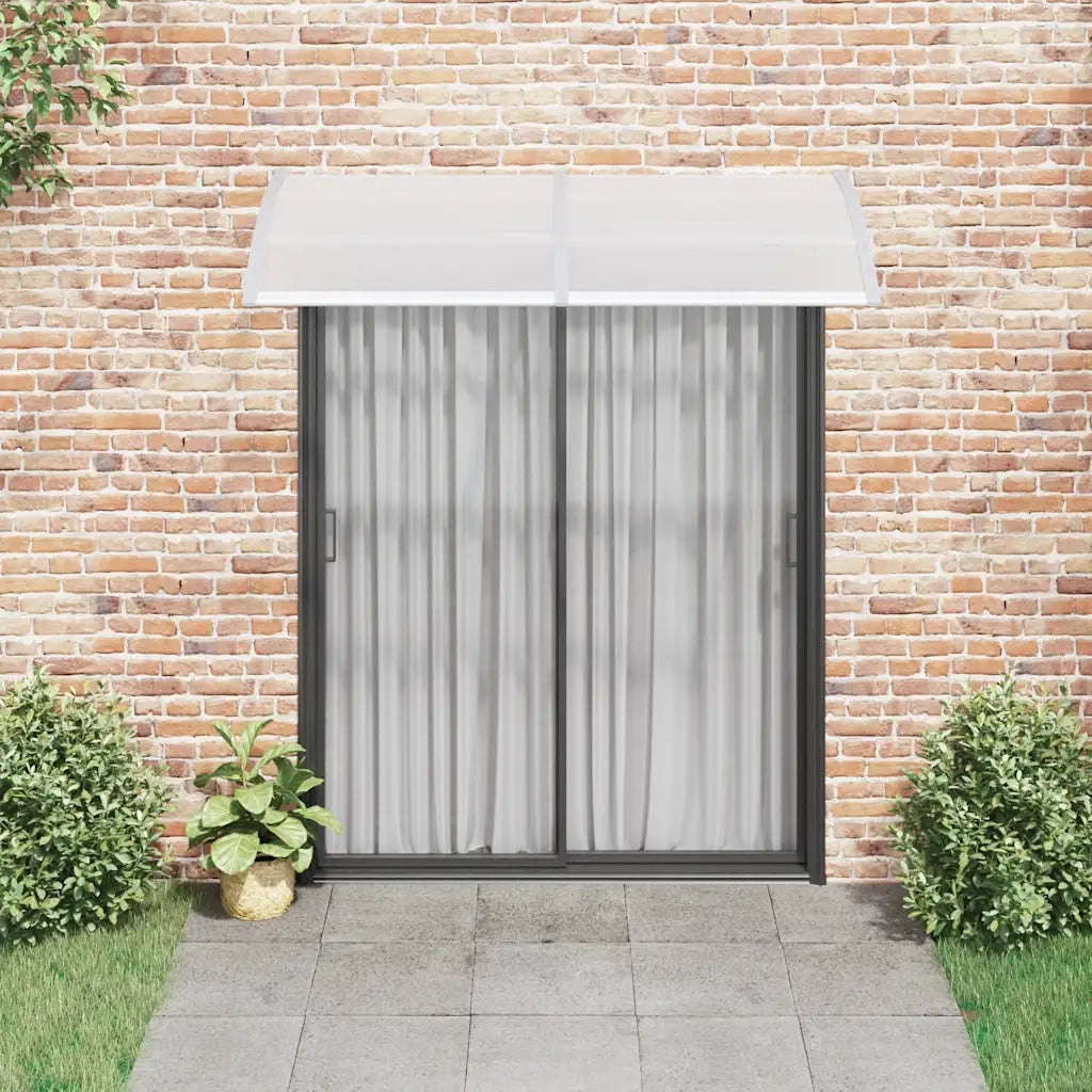 Pensilina per Porta Grigia 200x100 cm in PC cod mxl 11548