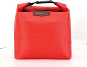 Borsa isolata per pranzo, zaino per bambini, ragazzi e ragazze, carrello da lavoro per il pranzo, borsa isolata per il pranzo, borsa impermeabile per il pranzo per ufficio, per bambini e bambine (rosso)