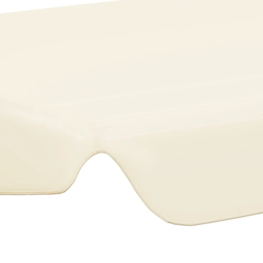 Baldacchino per Dondolo Giardino Crema 150/130x105/70 cm 312098