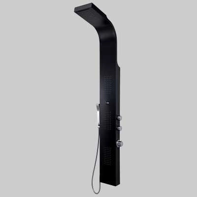 PANNELLO DOCCIA SPA 01  Nero     GEDY